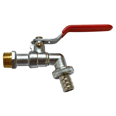 Imagen de S&amp;M Grifo Manguera Entrada Agua 1/2&quot; con Toma para candado y Salida 3/4&quot;