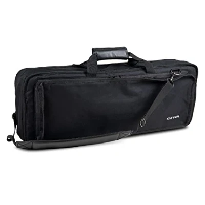 Imagen de bolsa para teclado Basic, 65x24x9 cm, con bolsillo partituras, negro, resistente al agua y a la rotura