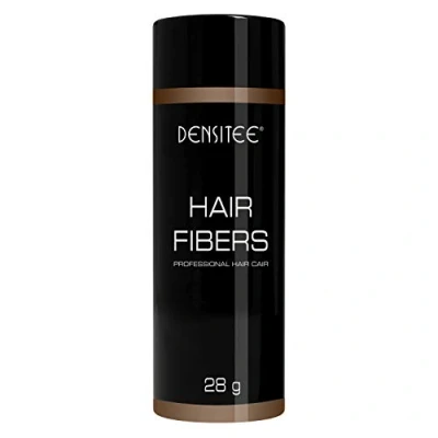 Imagen de Fibras Capilares Color Castaño Claro 28 gr Queratina Caida de Cabello Keratin Fibers Perdida Hombres y Mujeres Retoca Raices Canas Disimula al Instante Calvicie DENSITEE
