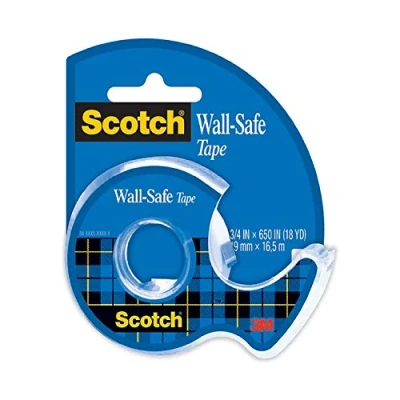 Imagen de Scotch 183 Wall Safe Cinta para pared (16,5 m x 19 mm)