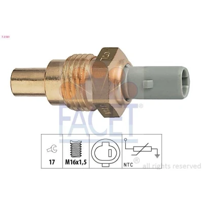 Imagen de FACET 7.3161 Sensor de Temperatura del Refrigerante Made in Italy OE Equivalent negro TOYOTA: 4Runner, Land Cruiser Prado 120, Celica VI Coupé