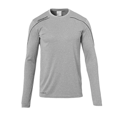 Imagen de uhlsport Stream 22 Trikot Langarm Sudadera De Entrenamiento, Hombre, Gris Oscuro Mezcla/Negro, XL