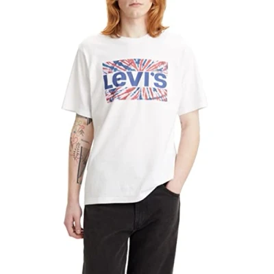 Imagen de Levi&#039;s Ss Relaxed Fit Tee Camiseta, Poster Caviar, S Hombre