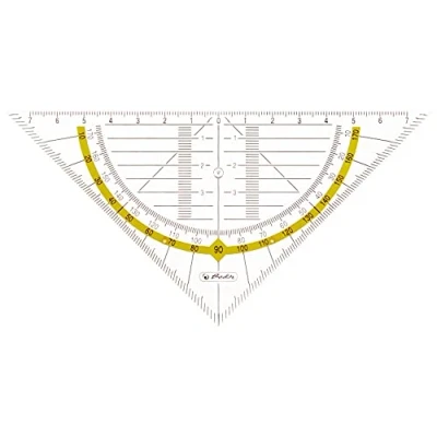 Imagen de herlitz Geodreieck, Hypothenuse: 160 mm