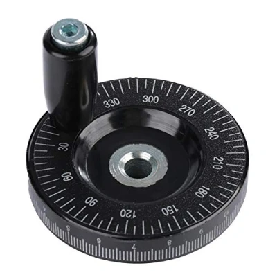 Imagen de Rueda de mano fresado, 63 mm Sólida baquelita volante Maquinaria Accessaries Conveniente para fresadora, Tornos, Esmeriladoras