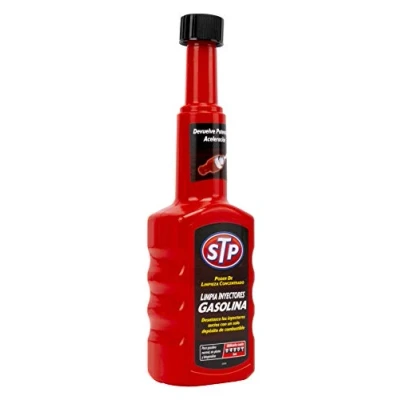 Imagen de STP Limpia Inyectores para Motores de Gasolina, Elimina Depósitos, Reduce Emisiones y Ralentí Brusco, Mejora Ahorro Combustible Potencia, 200 ml