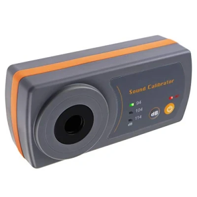 Imagen de Profesional Decibel Meter Calibrator, Digital Sound Level Metro with Luz de Fondo Monitor Alto Precisión