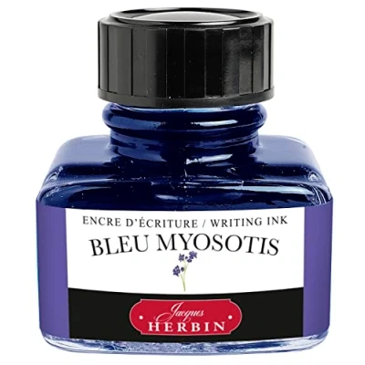 Imagen de Jacques Herbin 13015T Un bote de 30 ml tinta para estilográficas y rollerball, Nomeolvides Azul