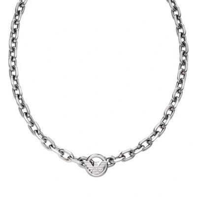 Imagen de Emporio Armani Hombres Collar Plata EGS3235040