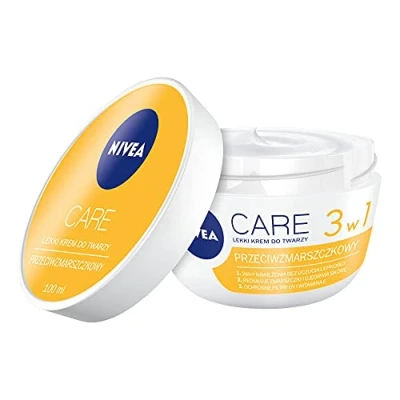 Imagen de NIVEA Care 3 en 1 Crema facial antiarrugas con vitamina E 100 ml