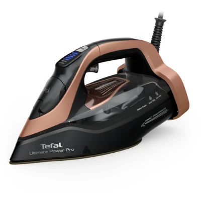 Imagen de Tefal Ultimate Power Pro FV9E50E0 Plancha de vapor, tecnología bomba, 3200 W, 85 g/min, vapor 300 filtro Micro Calc, suela Autoclean, antigoteo, depósito agua 350 ml