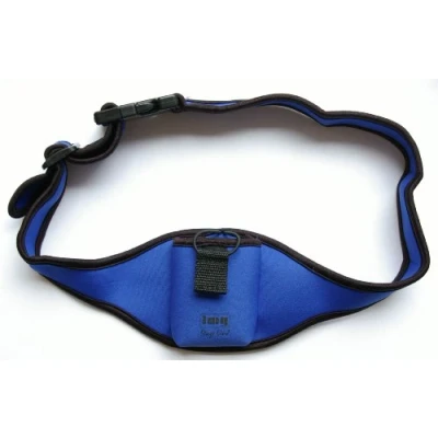 Imagen de Cinturon con Bolsa para emisor o Receptor inalámbrico Azul