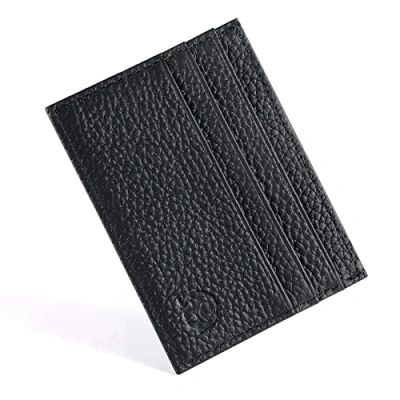Imagen de URAQT Tarjetero para Tarjetas de Crédita, Billetera Crédito Tecnología Anti Robo RFID, Carteras del Bolsillo Frente Hombre y Mujer, Negro