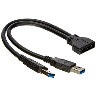Imagen de Delock 0.25m Usb3.0/2xusb3.0 Cables Usb