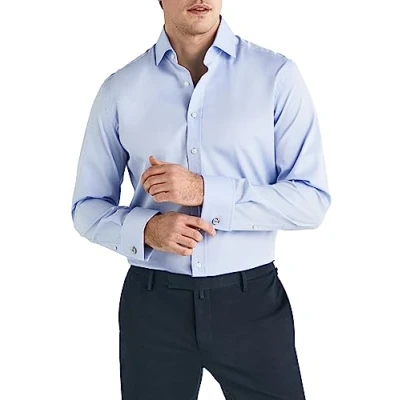 Imagen de Hackett London Pinpoint DC Camisa elegante, Hombre, Talla: 41, Sky