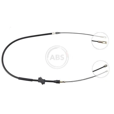 Imagen de A.B.S. K10046 Cable de Freno Mano 1395 Tambor para dirección izquierda/derecha AUDI: 100 C3 Berlina