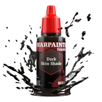 Imagen de The Army Painter Tono Washes Warpaint Fanatic Tintas Hobby de 18 ml (lavado sombra piel oscura)