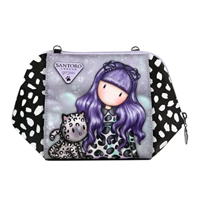 Imagen de Safta 1098GJ05, Bolsito Bandolera Gorjuss Smitten Kitten Unisex niños, Multicolor, M