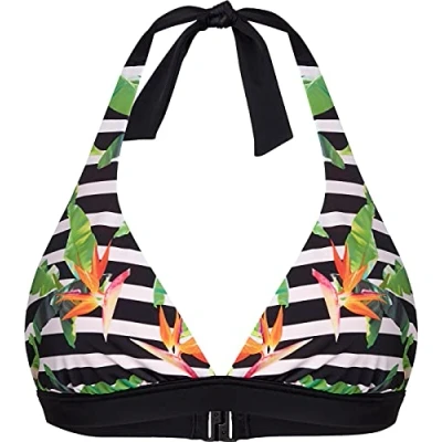 Imagen de Firefly MIA Tops de Bikini AOP/Black/Greendark 36