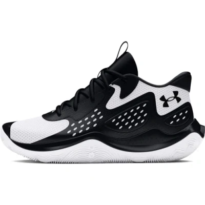 Imagen de Under Armour UA Jet &#039;23 Zapatillas de Baloncesto Unisex Adulto, Black White Black, 43 EU