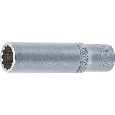 Imagen de BGS 10709 Llave de vaso 12 caras, larga entrada 6,3 mm (1/4&quot;) 9