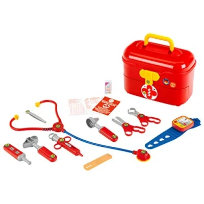 Imagen de Theo Klein 4360 Maletín de médico, Incluye tensiómetro electrónico, Accesorios para Jugar a los médicos, Dimensiones: 25 cm x 15 20 cm, Juguetes niños Partir 3 años