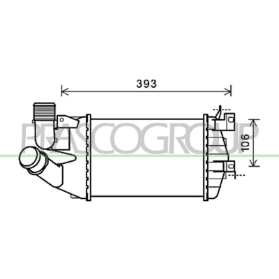 Imagen de PRASCO OP410N003 Intercooler OPEL: Astra H GTC, Hatchback, Zafira B