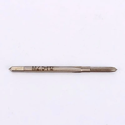 Imagen de Macho de Rosca HSS, M2.5 x 0.45mm Métrica Machos Para Máquinas Ranura Recta