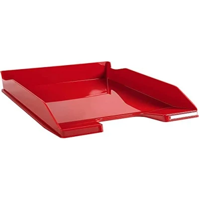 Imagen de Exacompta Iderama Bandeja de correo, color rojo carmín glossy