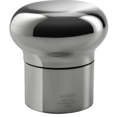 Imagen de Alessi Noè GIA12 Tapón Hermético para Botellas de Vino y Champán, Acero Inoxidable, Pulido