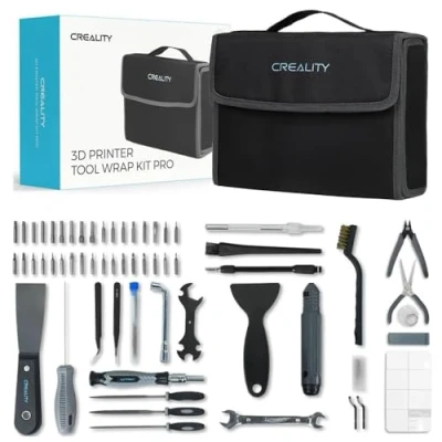 Imagen de Creality kit de herramientas para impresora 3D oficial, 74 piezas 3D, envoltura accesorios con bolsa almacenamiento