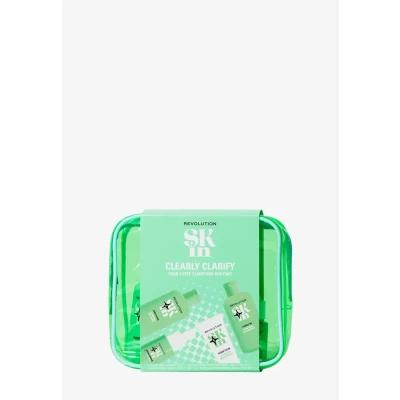 Imagen de Revolution SKin, Clearly Clarify Starter Kit, Set de Cuidado para Piel con Imperfecciones, Incluye Limpiador, Tónico, Sérum e Hidratante, Vegano y Libre Crueldad, 4 Productos