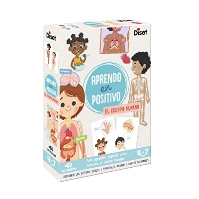 Imagen de Diset Aprendo en positivo El cuerpo Humano Juego educativo para niños A partir de 4 años Español