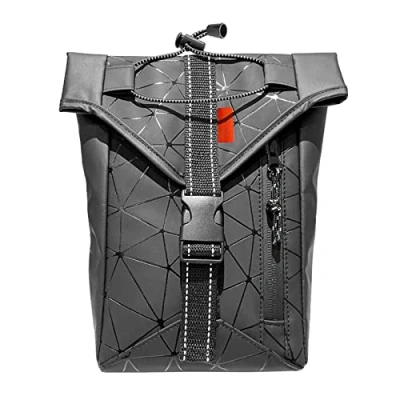 Imagen de kingsea Riñonera multiusos para motocicleta, hombres y mujeres, senderismo, ciclismo, viajes, pesca, camping, viajes al aire libre, bolsa multiusos, Negro