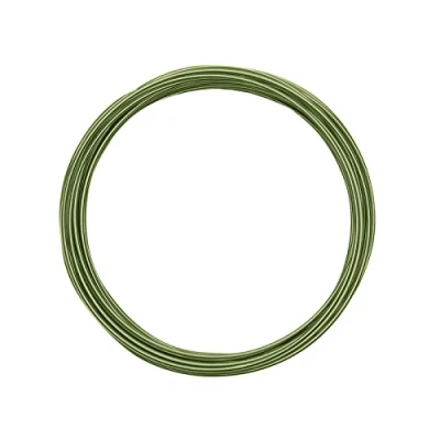 Imagen de Vaessen Creative Redondo Alambre de Aluminio, Verde (Manzana), 500 x 0.15 cm, 5
