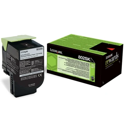 Imagen de Lexmark 80C2SK0 Cartucho de tóner, color negro