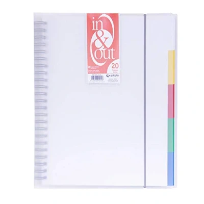 Imagen de Grafoplas 39422000－Carpeta fundas extraibles, tamaño A4, transparente, 20