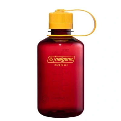Imagen de Nalgene Botella de agua, ligera, sostenida Tritan sin BPA, inastillable, para mochileros, senderismo, gimnasio, 16 onzas, boca estrecha, Laker