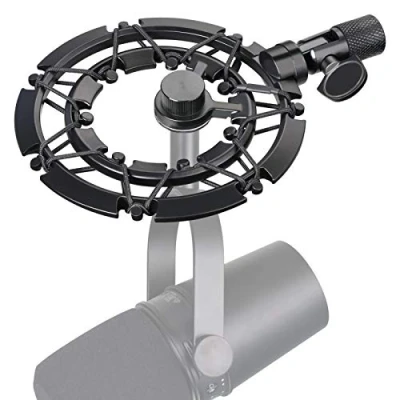 Imagen de Montura de Choque Micrófono Anti araña para Reducir el Ruido Vibración Podcast USB Shure MV7 por YOUSHARES