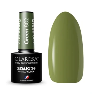 Imagen de 802 Green UV Esmalte de uñas 5 ml Claresa