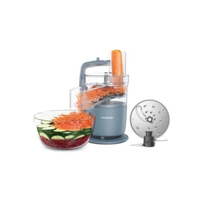 Imagen de Procesador de alimentos Kenwood MultiPro Go FDP22.130GY, 650 W, 1.3 l, Función 360 Express Serve, Compacto, Azul