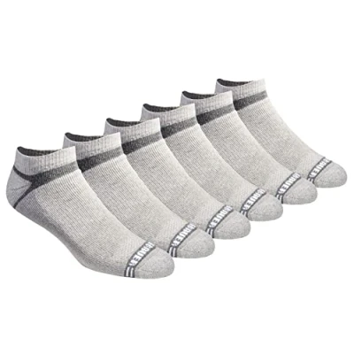Imagen de Eddie Bauer Men&#039;s Socks Dura Dri Calcetines de Corte bajo con Control Humedad, Gris (6 Pares), L para Hombre