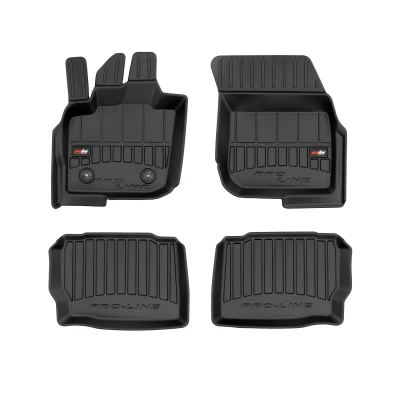Imagen de FROGUM 3D407725 Juego de alfombrillas suelo Caucho delante y detrás 4 negro Adaptado FORD: Mondeo 5