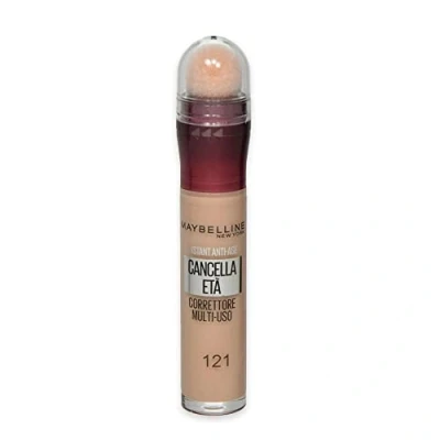 Imagen de Maybelline New York Lápiz de enmascaramiento instantáneo antiedad, corrector con micro aplicador, n.º 121 Light Honey 6,8 ml