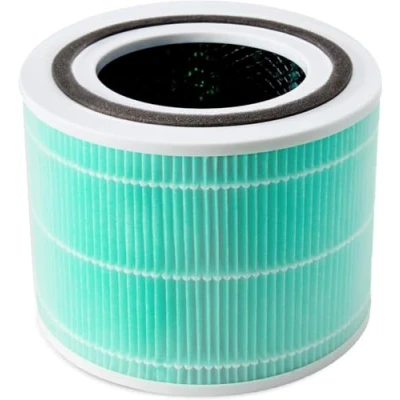Imagen de Core 300 filtro de repuesto para LEVOIT y 300S, absorbente toxinas 3 en 1, sistema filtración carbón activado, RF TX