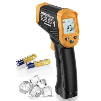 Imagen de Termómetro Infrarrojo (Termómetro no humano), Pistola de Temperatura Láser Digital Sin Contacto 50C 600C ( 58F 1112F), para Moto, Coche, Cocina, Dulce, Parilla, Pizza
