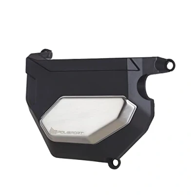 Imagen de POLISPORT 8485900001 Protector tapa de embrague fabricado en plástico resistente compatible con motocicletas Yamaha color Negro