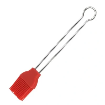 Imagen de Westmark Pincel para asar y hornear, Longitud: 20 cm, Silicona / acero inoxidable, Silicone, Rojo plateado, 15432270