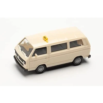 Imagen de herpa 097048 Volkswagen VW T3 Bus Taxi Modelo Coche Miniatura Pequeño Coleccionable Detallado, Multicolor