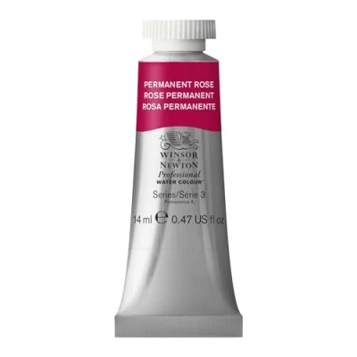 Imagen de Winsor &amp; Newton Acuarela Profesional Pintura de Acuarela, Alta Luminosidad, Resistente a la Luz, Calidad Archivo, Tubo 14 ML, Color Rosa Permanente